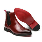 Men's Cap-Toe Dress Ankle Boots