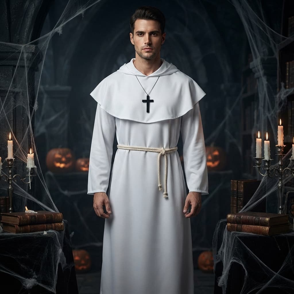 Men’s Halloween Hooded Monk Costume