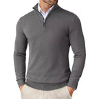 Men's Quarter-Zip Knit Sweater