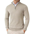 Men's Quarter-Zip Knit Sweater