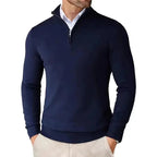 Men's Quarter-Zip Knit Sweater