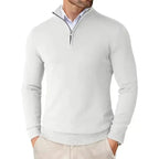 Men's Quarter-Zip Knit Sweater