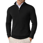 Men's Quarter-Zip Knit Sweater