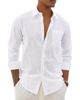 Men's Relaxed Fit Lightweight Button Up Shirt