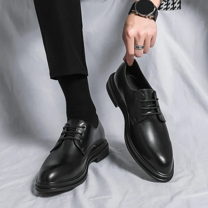 Men's Classic Leather Dress Shoes
