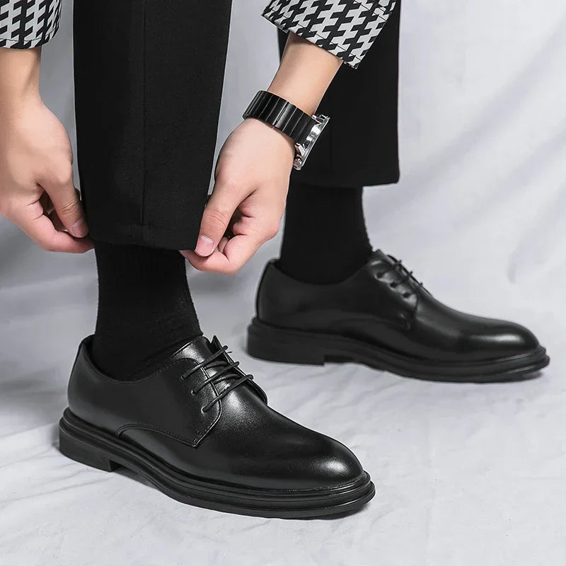 Men's Classic Leather Dress Shoes