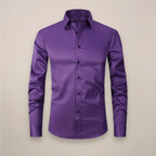 Men’s Slim Fit Long Sleeve Button-Down Shirt