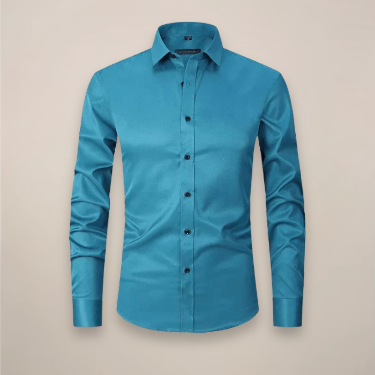 Men’s Slim Fit Long Sleeve Button-Down Shirt