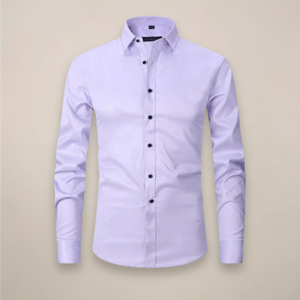 Men’s Slim Fit Long Sleeve Button-Down Shirt