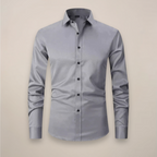 Men’s Slim Fit Long Sleeve Button-Down Shirt