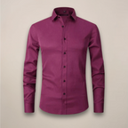 Men’s Slim Fit Long Sleeve Button-Down Shirt