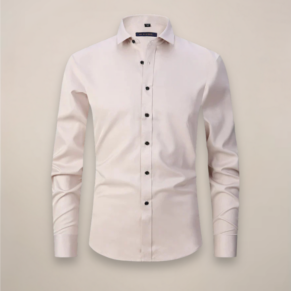 Men’s Slim Fit Long Sleeve Button-Down Shirt