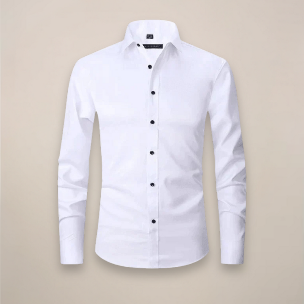 Men’s Slim Fit Long Sleeve Button-Down Shirt