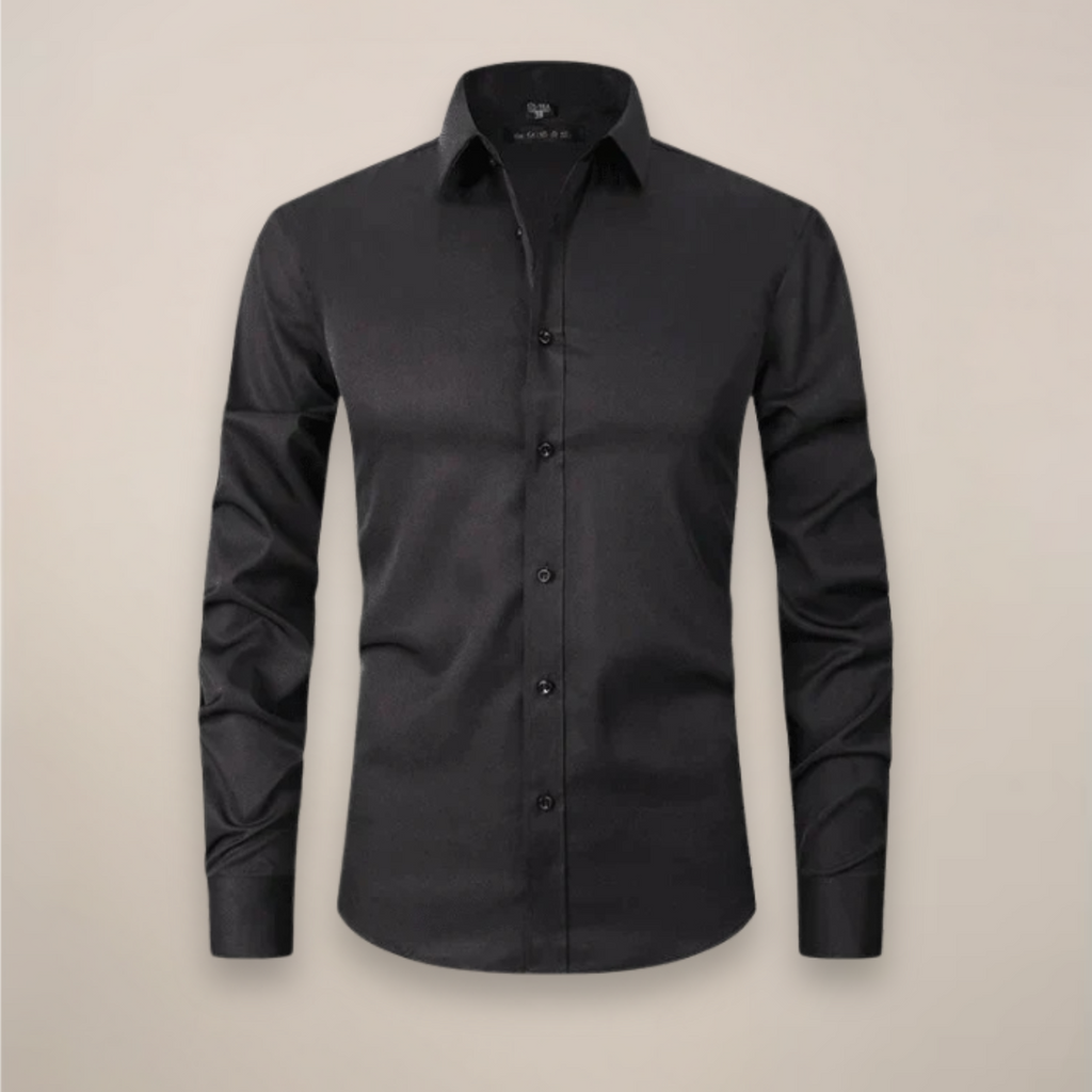 Men’s Slim Fit Long Sleeve Button-Down Shirt