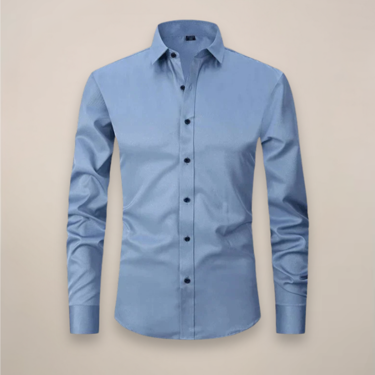 Men’s Slim Fit Long Sleeve Button-Down Shirt
