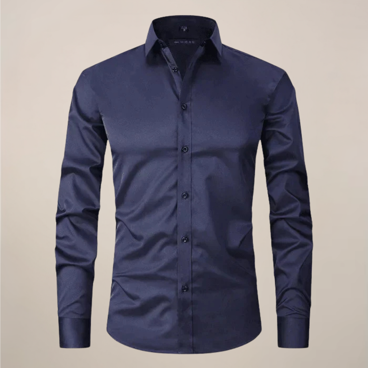 Men’s Slim Fit Long Sleeve Button-Down Shirt