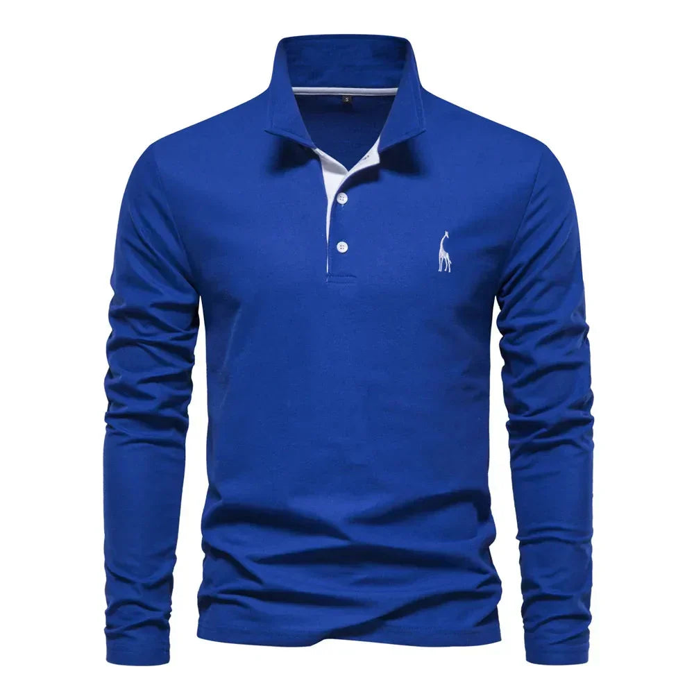 Men's Long-Sleeve Polo Shirt
