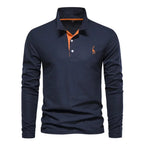 Men's Long-Sleeve Polo Shirt