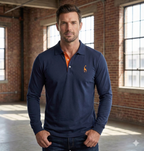 Men's Long-Sleeve Polo Shirt