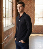 Men's Long-Sleeve Polo Shirt