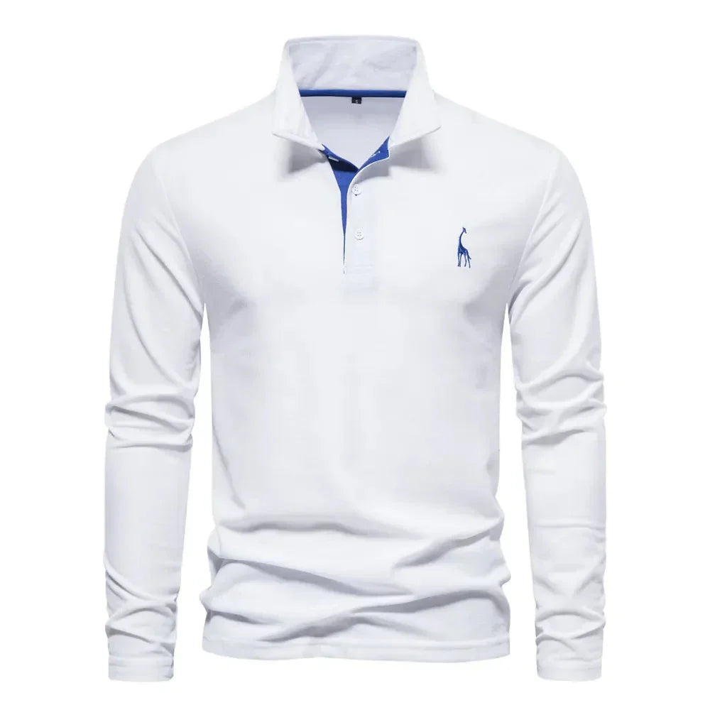 Men's Long-Sleeve Polo Shirt