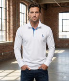 Men's Long-Sleeve Polo Shirt