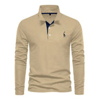 Men's Long-Sleeve Polo Shirt