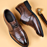 Men’s Buckle Monk Strap Dress Shoes