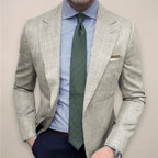 Men's Casual Blazer With Notch Lapels