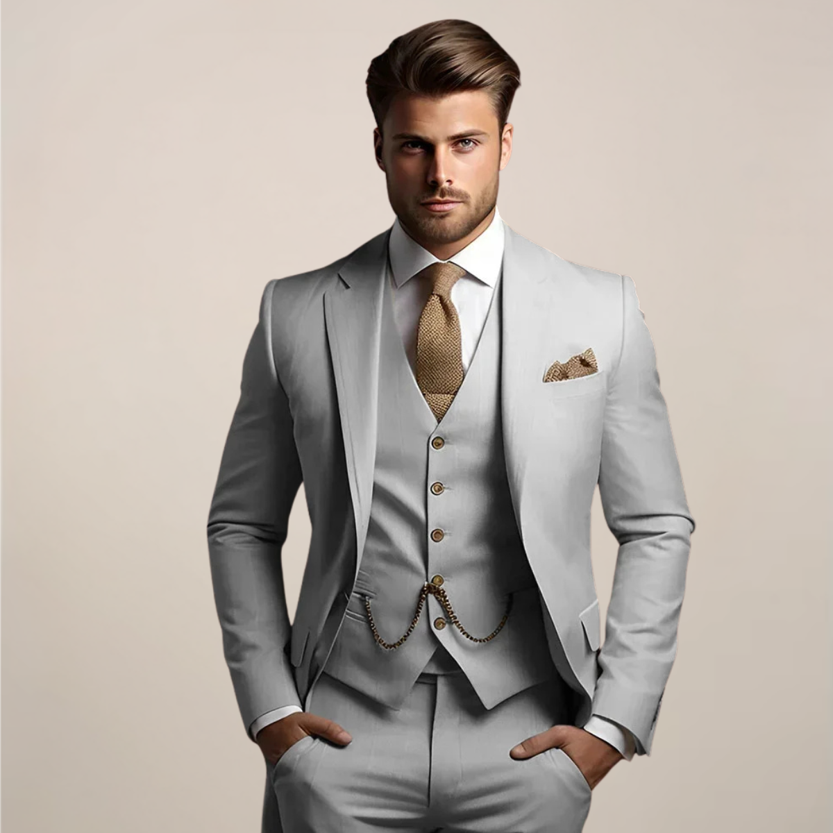 Men’s Three-Piece Formal Suit