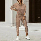 Women’s Hooded Top and Pants Tracksuit Set