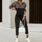 Women’s Hooded Top and Pants Tracksuit Set