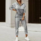 Women’s Hooded Top and Pants Tracksuit Set