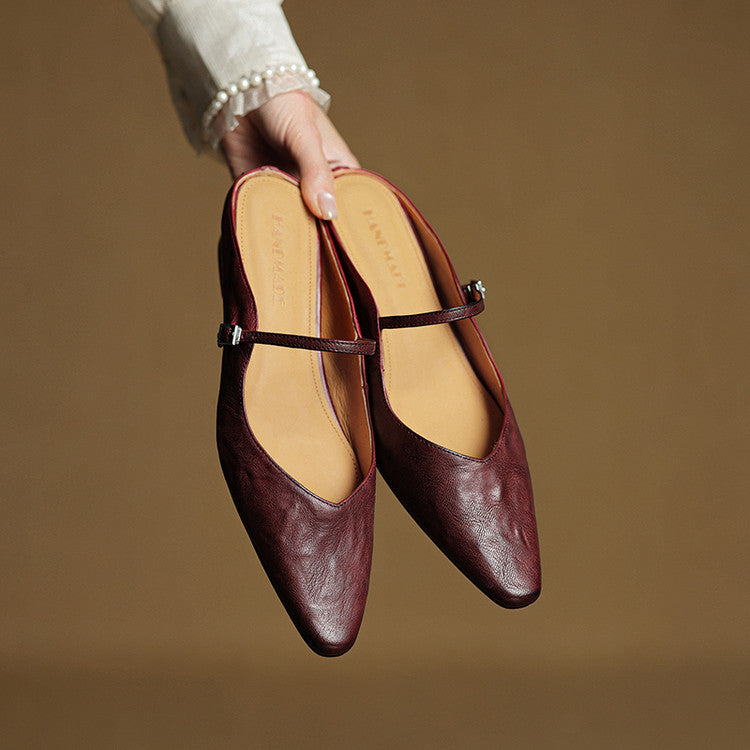 Women’s Adjustable Strap Mary Jane Flats