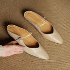 Women’s Adjustable Strap Mary Jane Flats