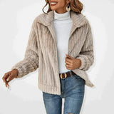 Women’s Plush Zip-Front Jacket
