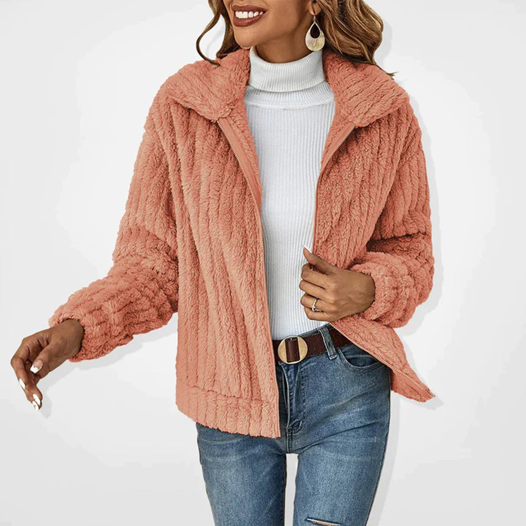Women’s Plush Zip-Front Jacket