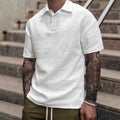 Men’s Textured Polo Shirt