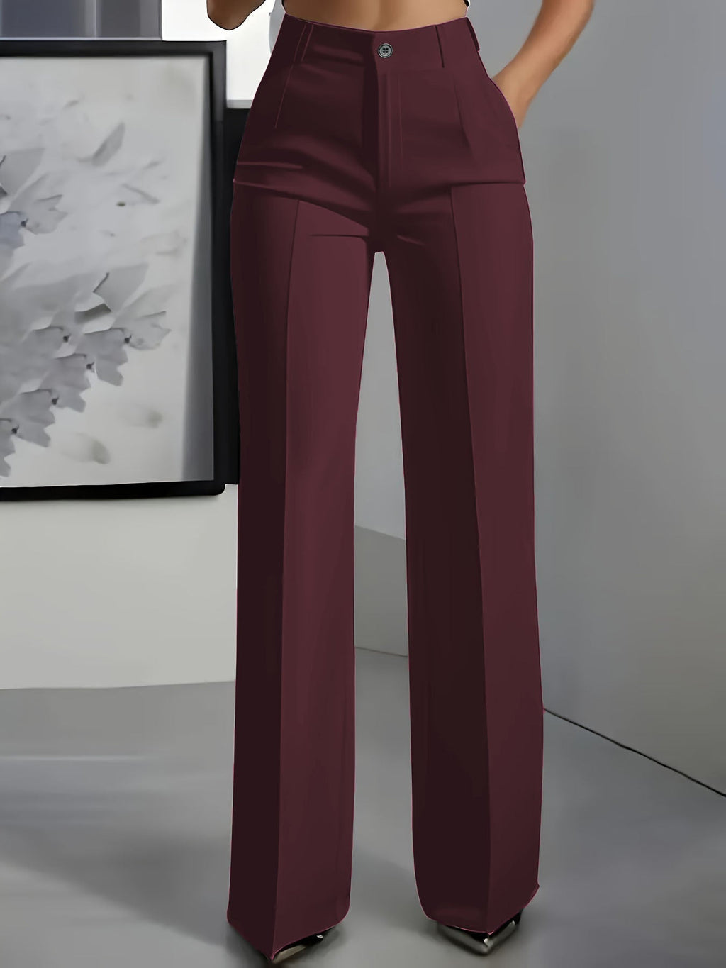 Women’s High Waist Wide Leg Trousers