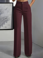 Women’s High Waist Wide Leg Trousers