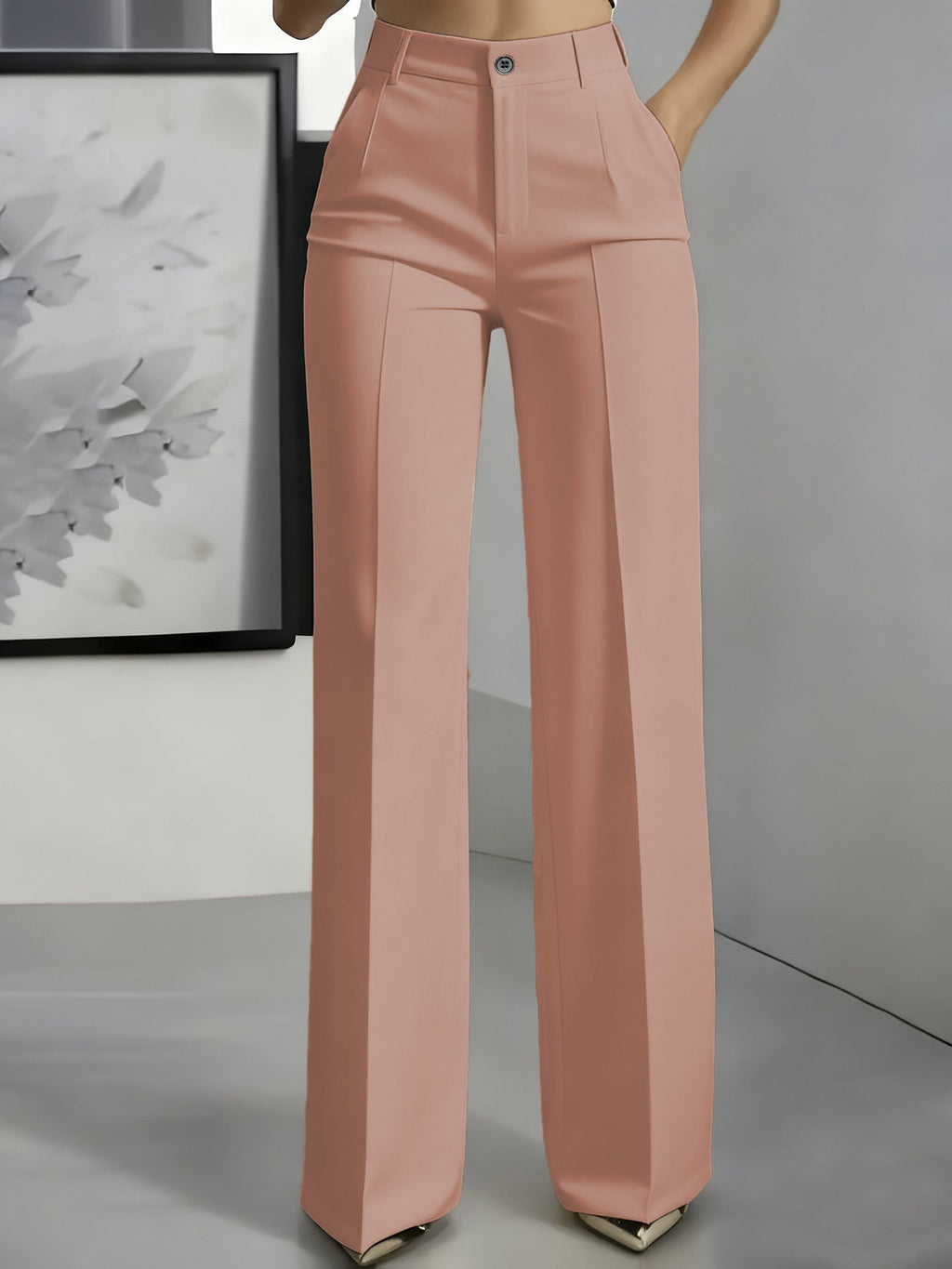Women’s High Waist Wide Leg Trousers