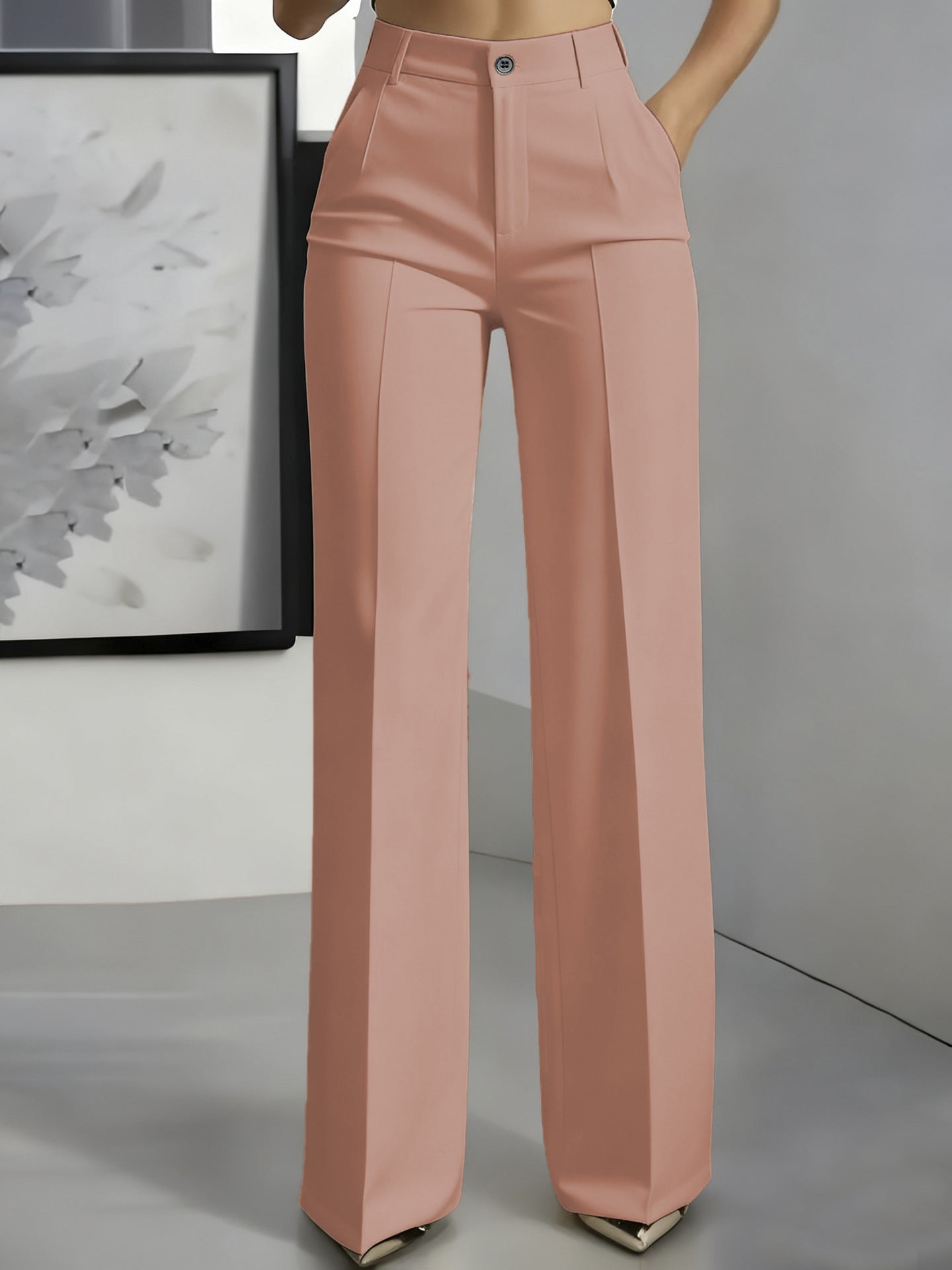 Women’s High Waist Wide Leg Trousers