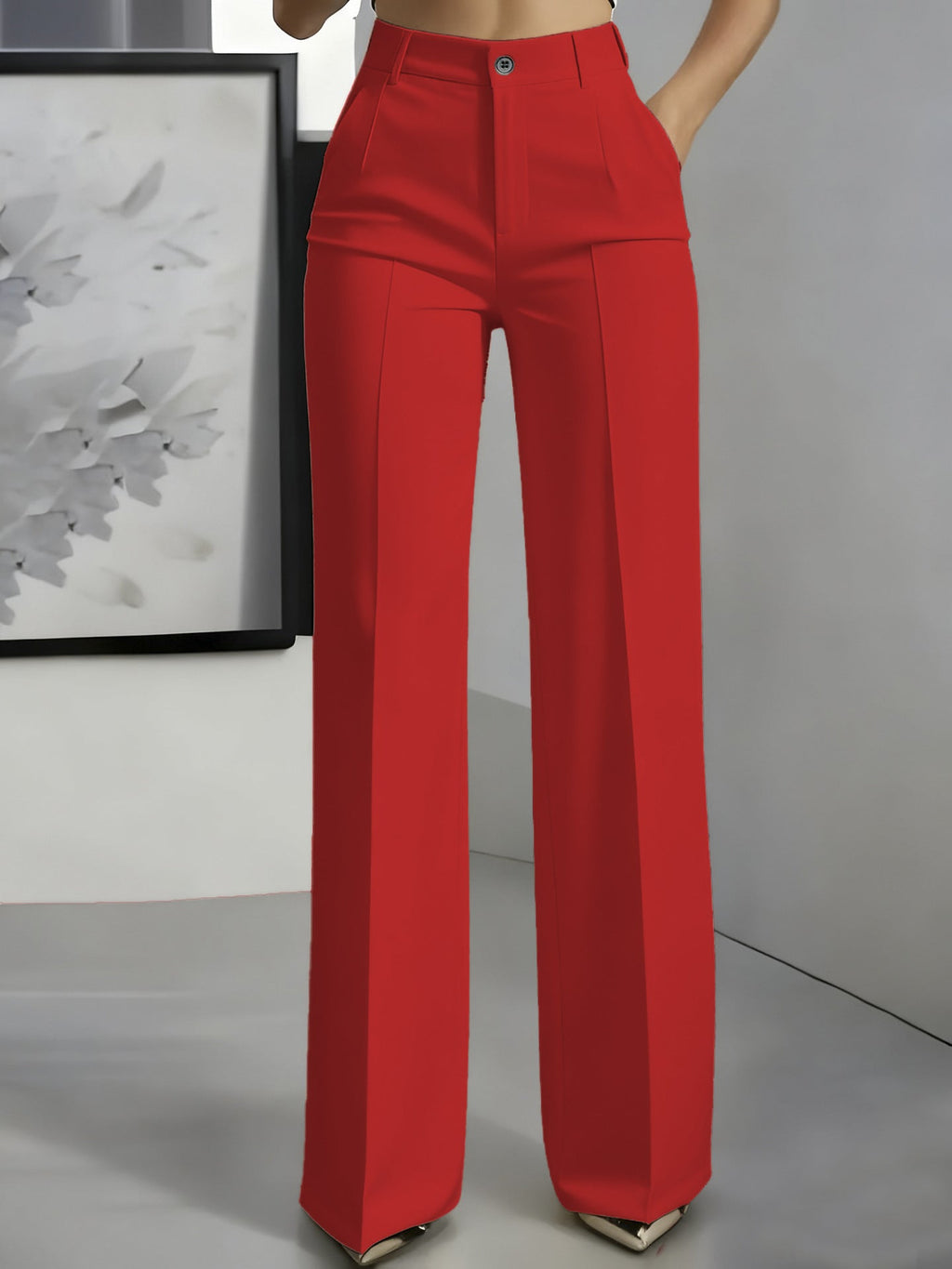 Women’s High Waist Wide Leg Trousers