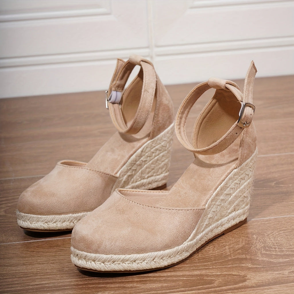 Women’s Closed-Toe Espadrille Wedge Sandals