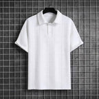 Men’s Textured Polo Shirt
