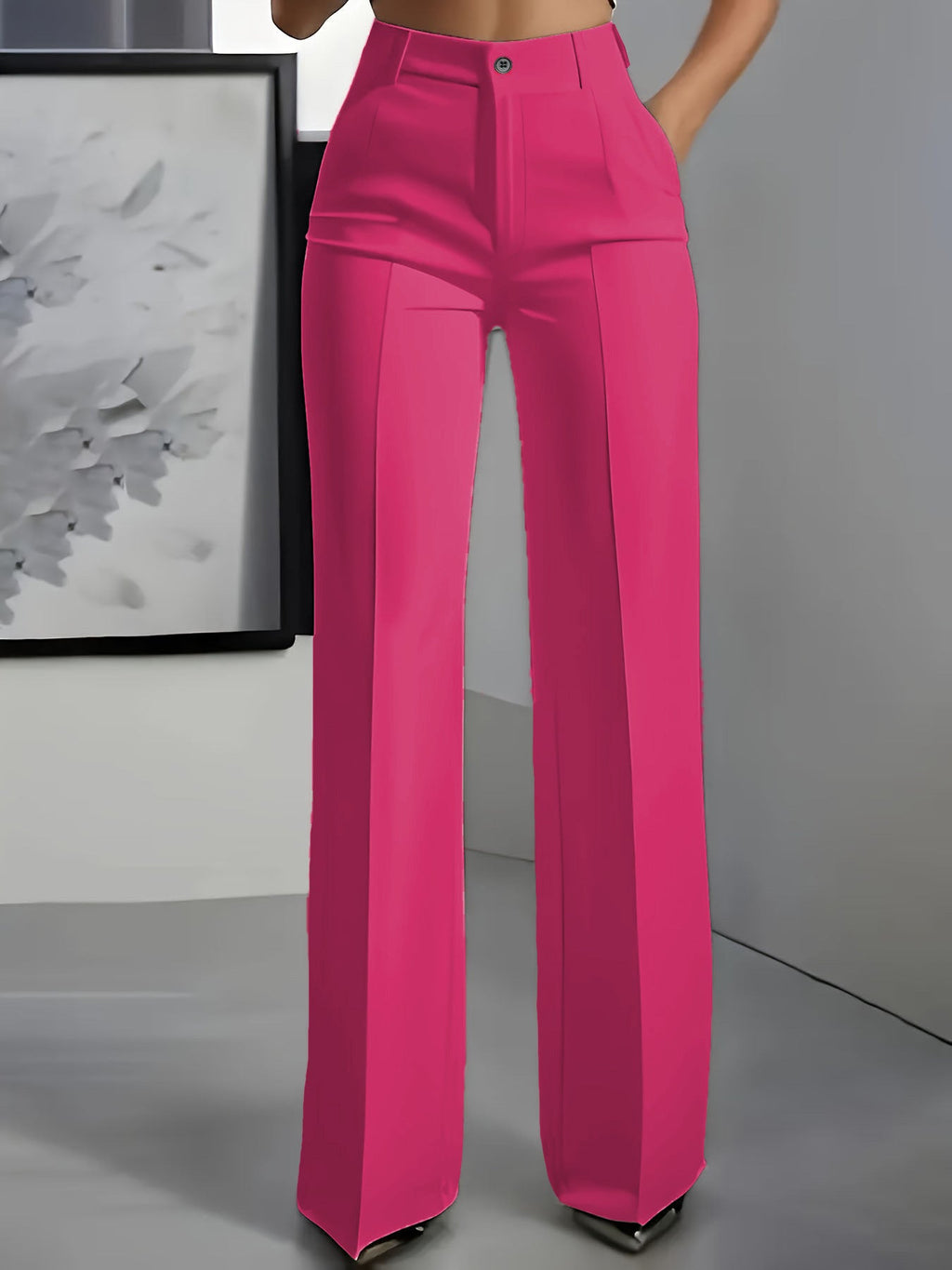 Women’s High Waist Wide Leg Trousers