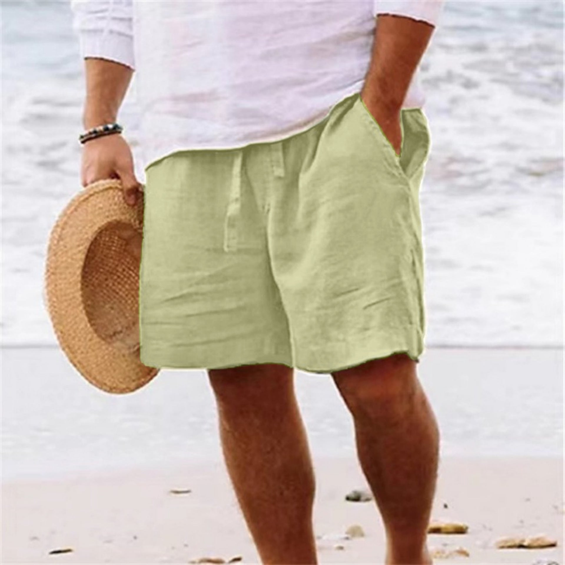 Men's Casual Linen Shorts