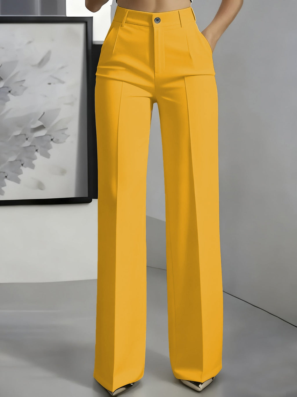 Women’s High Waist Wide Leg Trousers