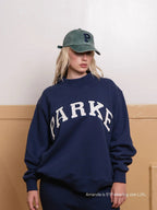 Women's Oversized Graphic Crewneck Sweater