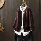 Women’s Relaxed Button-Front Knit Cardigan